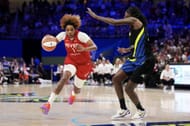 Indiana Fever forward NaLyssa Smith vs. Dallas Wings' Natasha Howard - Source: Getty