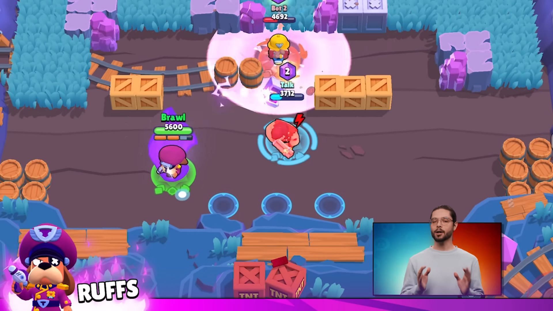 Ruffs using his Hypercharge (Image via Supercell)