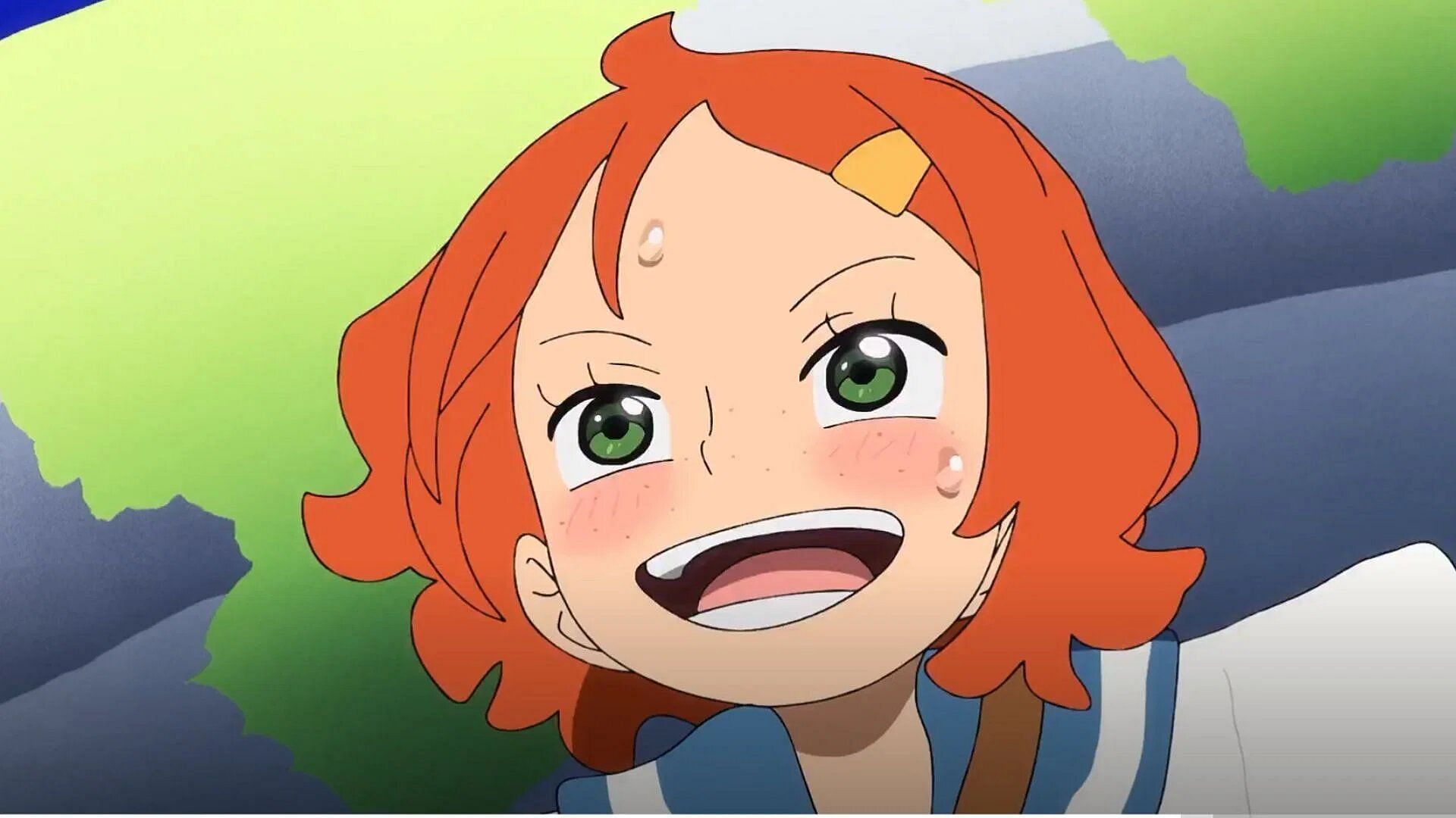 The young girl as seen in One Piece Fan Letter (Image via Toei Animation)