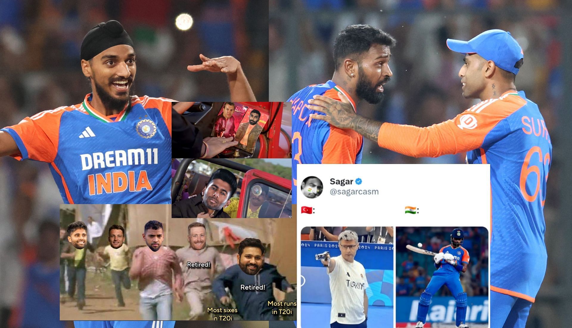 Fans react after India