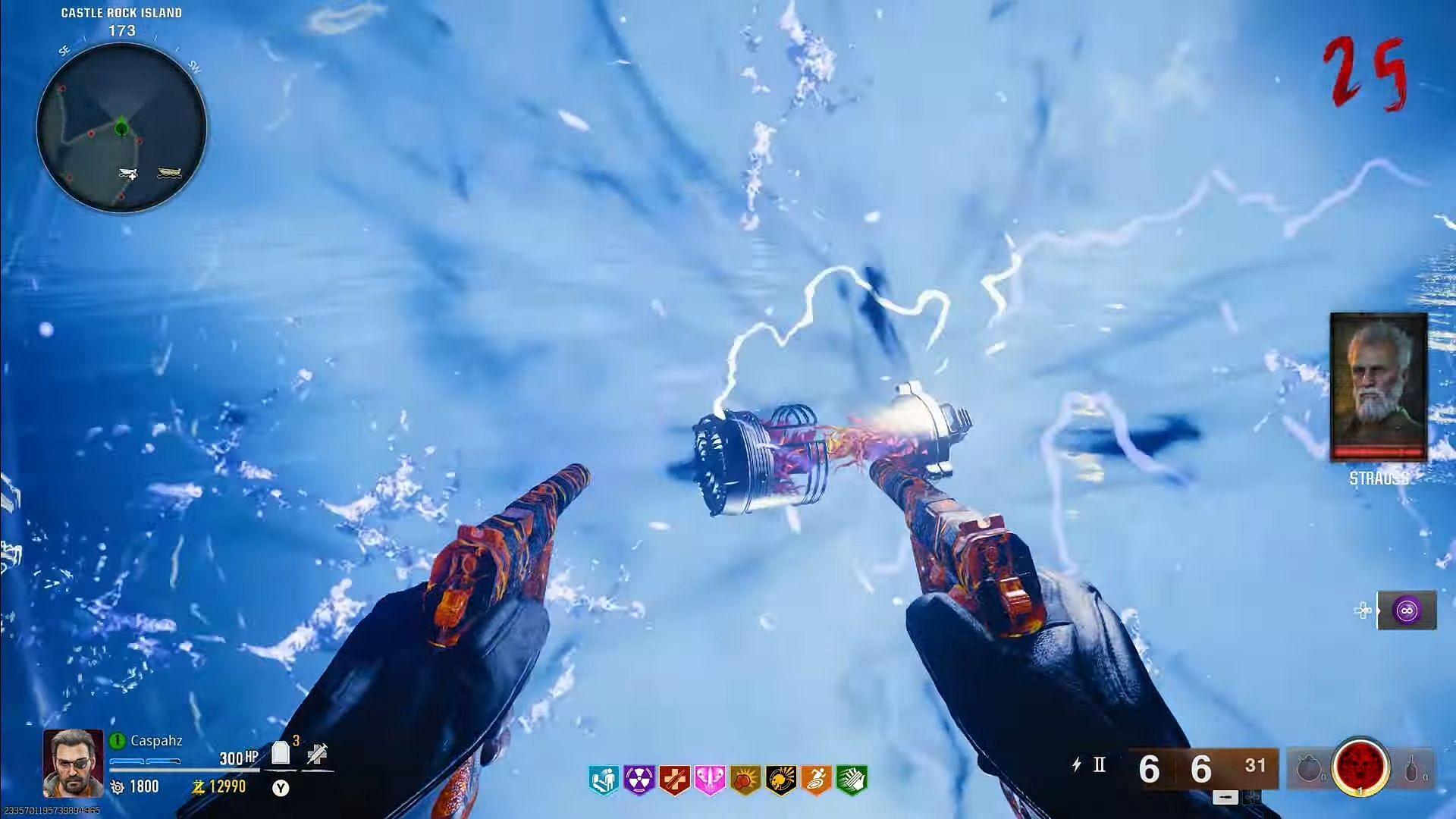 Electric Orb with one item inside (Image via Activision || YouTube/Caspahz)