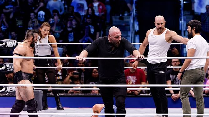 AEW star takes massive shots at BCC member moments before Collision appearance