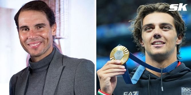 "Rafael Nadal wrote me very nice words" - Olympic gold medalist Thomas Ceccon shares Spanish tennis legend's assurance after hearing about his fandom
