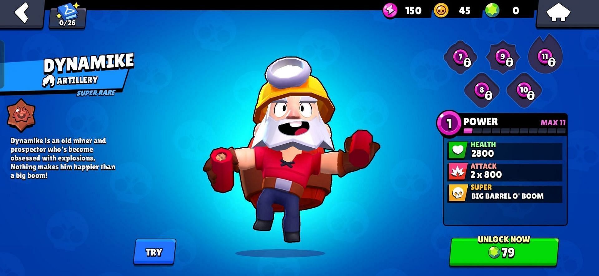 It needs 79 gems to unlock (Image via Supercell)