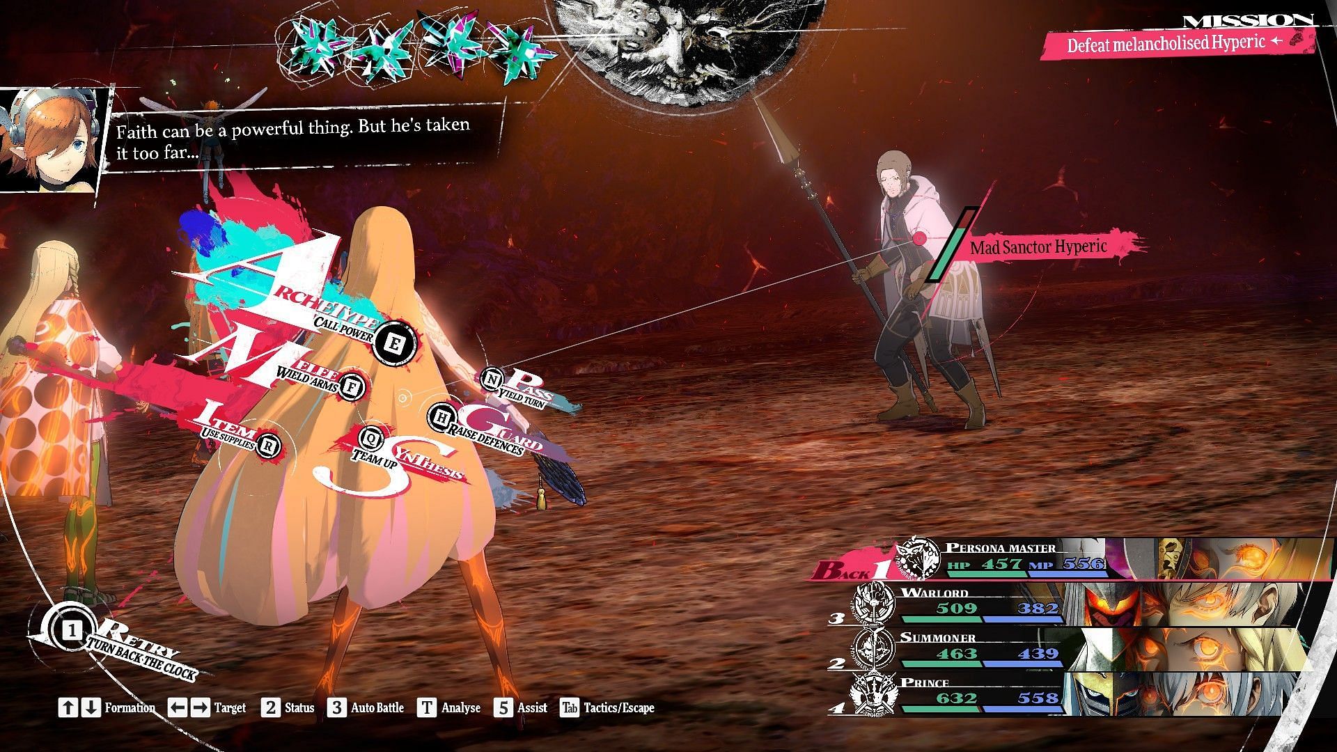 Hyperic is relatively easy to defeat (Image via Atlus)