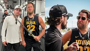 From posing with Ryan Blaney to giving Noah Gragson an autograph, millionaire sports personality Dave Portnoy turns heads at Homestead-Miami