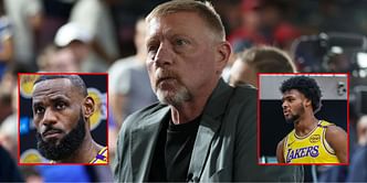 Boris Becker reacts to LeBron James and son Bronny creating NBA history by becoming first father-son duo to play together