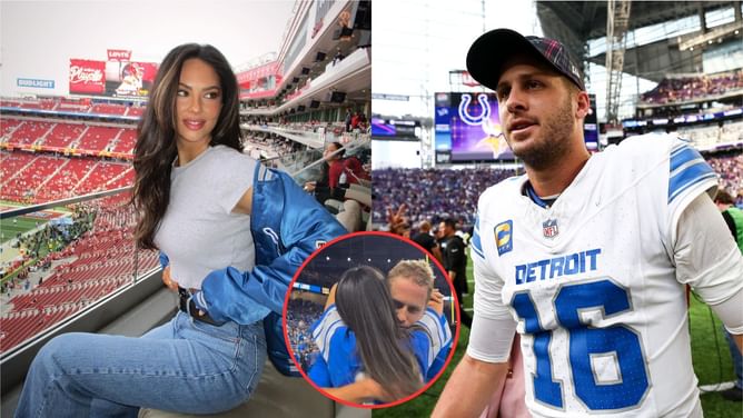 Jared Goff's wife Christen Harper has three-word reaction to Lions QB's impressive 2024 performance