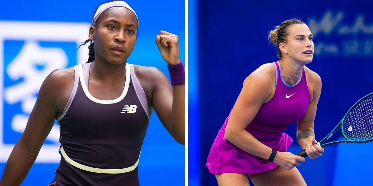 Coco Gauff and Aryna Sabalenka where to watch - Image Source: Getty 