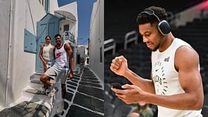 Giannis Antetokounmpo's wife Mariah Riddlesprigger drops 2-word reaction on Bucks superstar's travel look