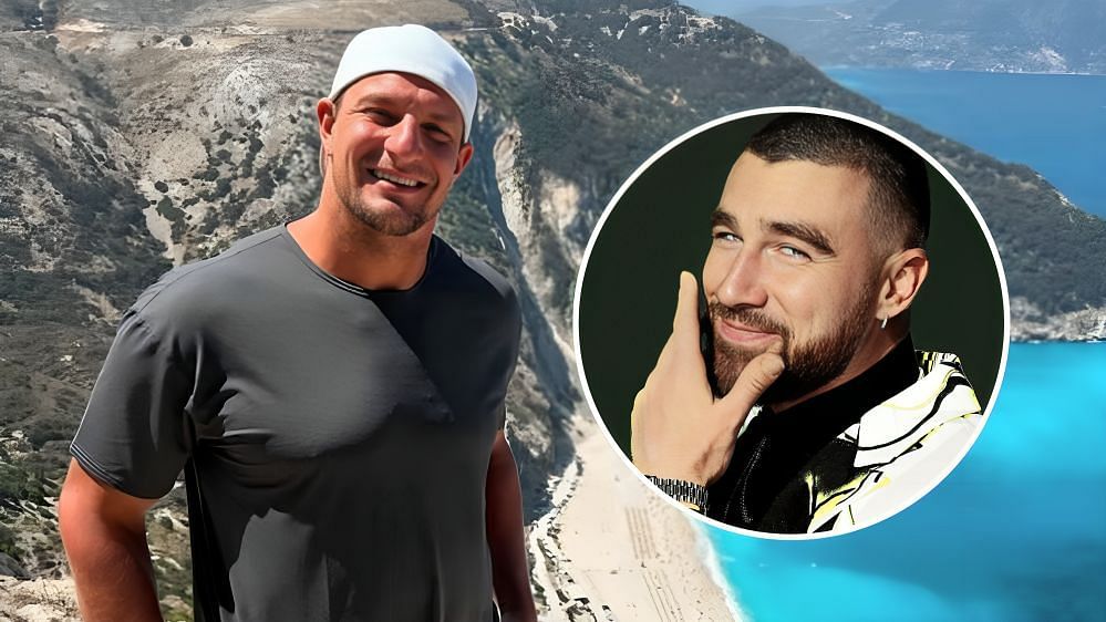 Rob Gronkowski takes a jab at his on-screen actor playing Travis Kelce