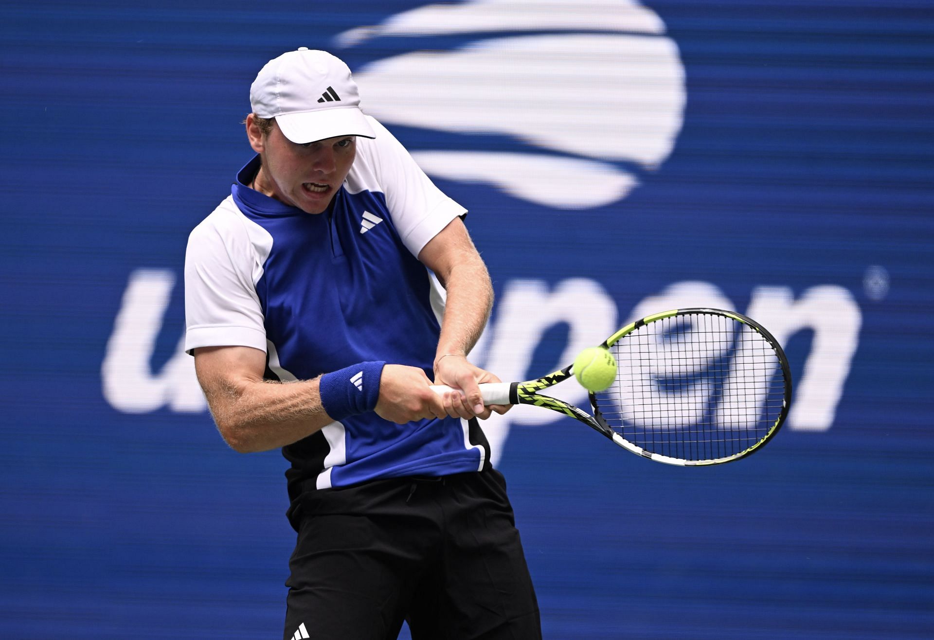 Alex Michelsen in action at the US Open (Picture: Getty)