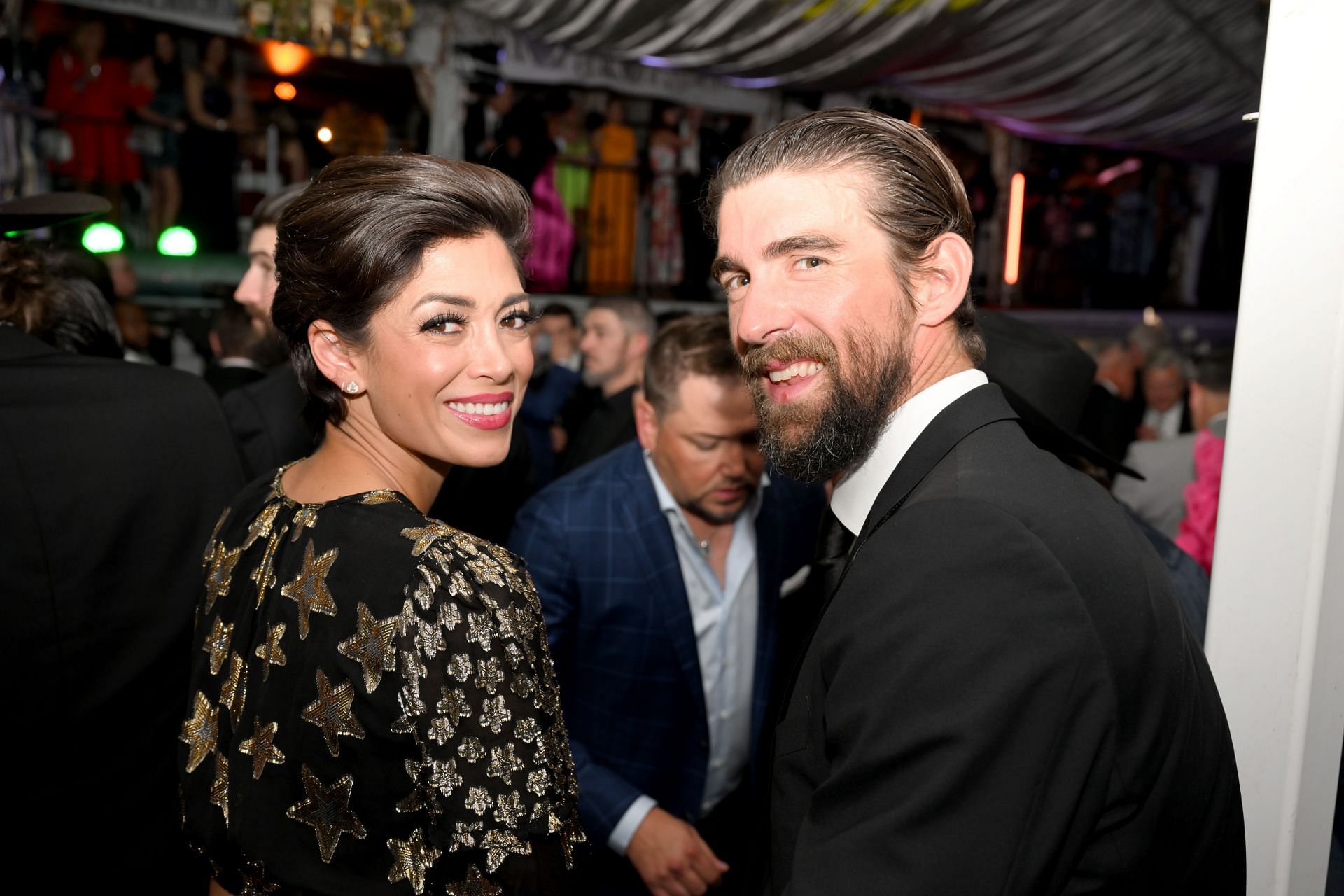 Michael Phelps and Nicole Phelps at the 148th Kentucky Derby - Barnstable Brown Gala - Source: Getty