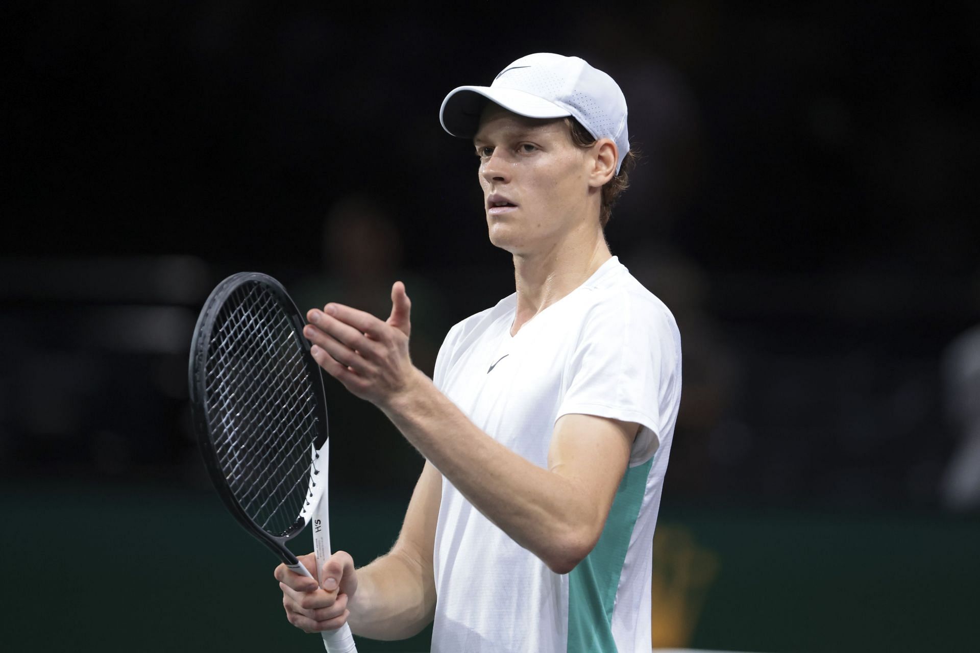 Jannik Sinner looks on at Paris Masters 2023 (Image Source: Getty)