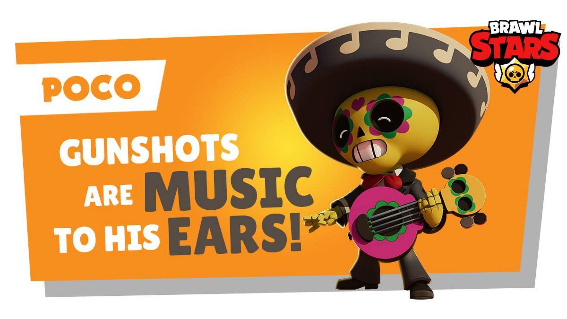 Poco is an excellent companion to use with Melodie in Brawl Stars (Image via Facebook/Supercell)