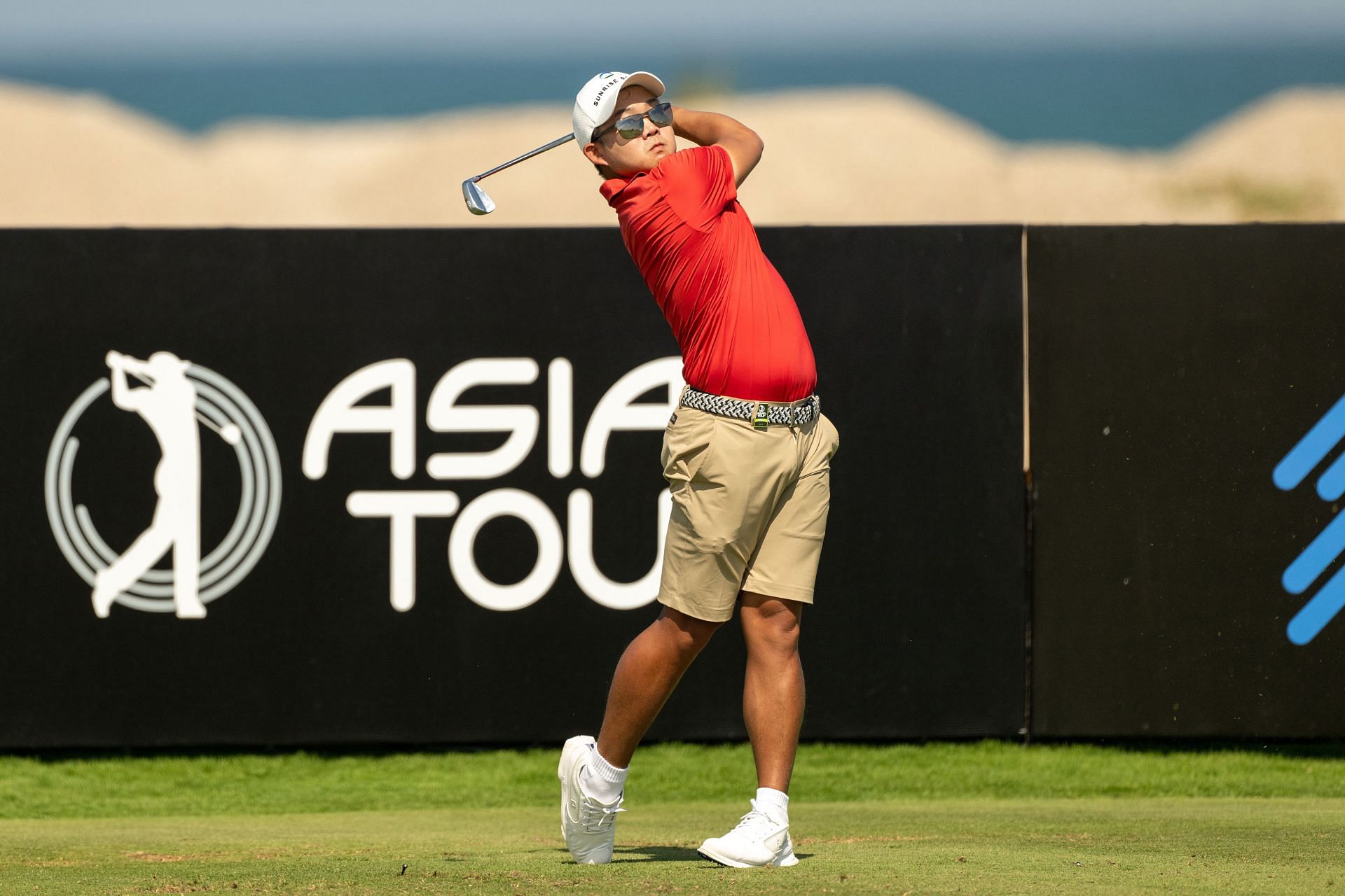 Lee Chieh-po at the International Series Oman - Round One - Source: Getty