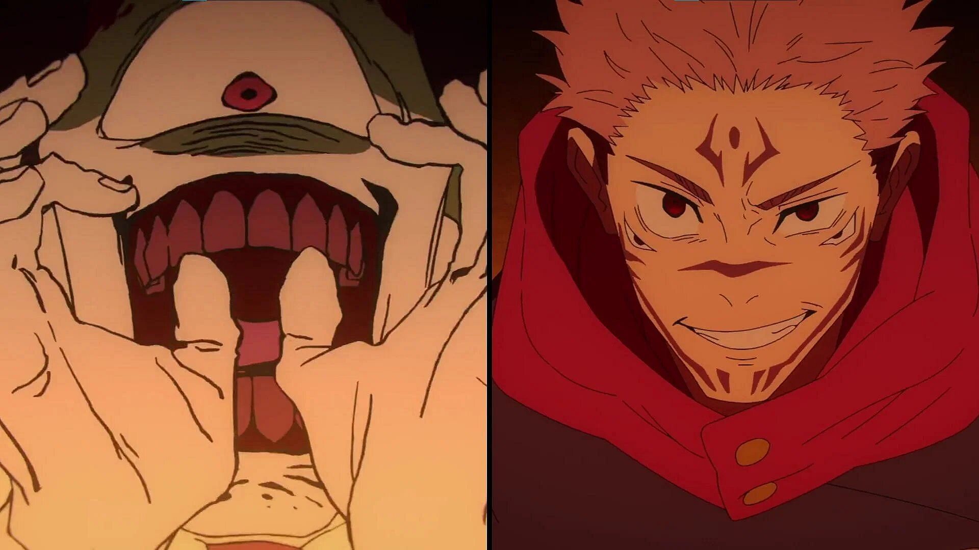 Jogo vs. Sukuna in the anime (Image via MAPPA).