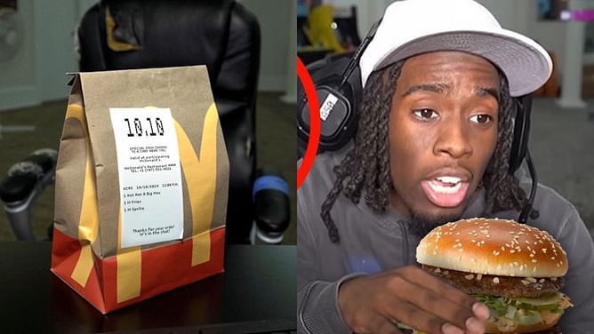Kai Cenat's McDonald's meal to debut Chicken Big Mac in the United States