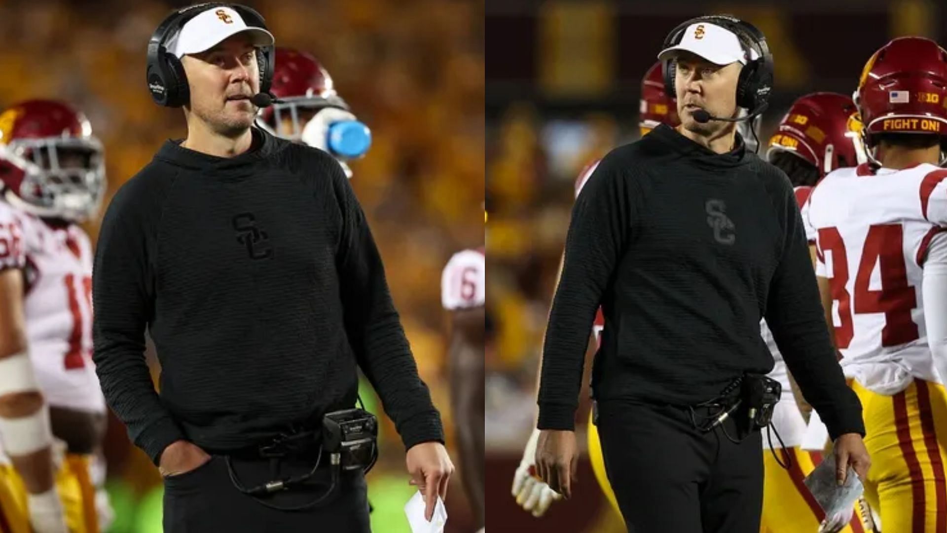 USC Trojans coach Lincoln Riley 