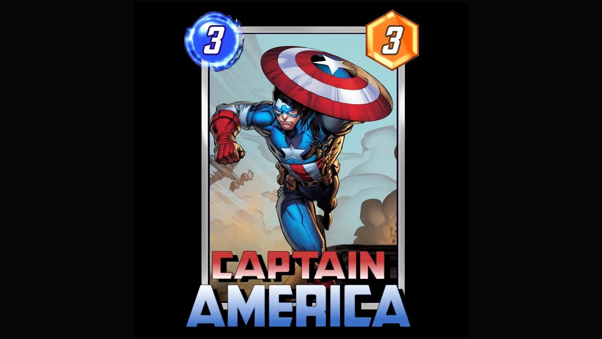 Captain America in Marvel Snap (Image via Nuverse)