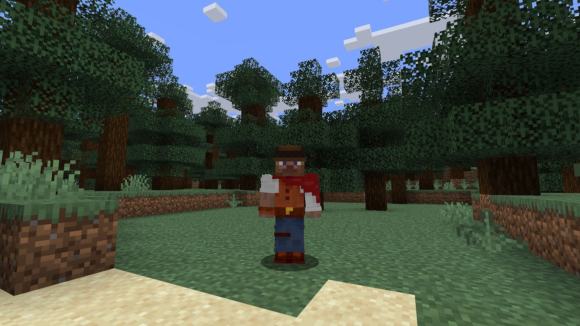 The attention to detail makes this one of the best Minecraft Pocket Edition skins (Image via Mojang Studios)