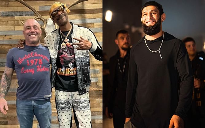 When Joe Rogan and Snoop Dogg discussed "freak of nature" Khamzat Chimaev's entertainment value and rise in the UFC
