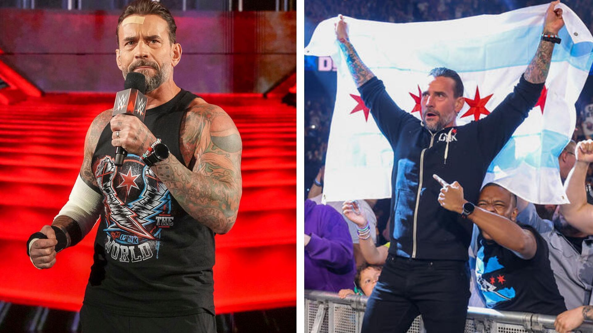 Punk competed in a Hell in a Cell match over the weekend. [Photos: WWE.com]
