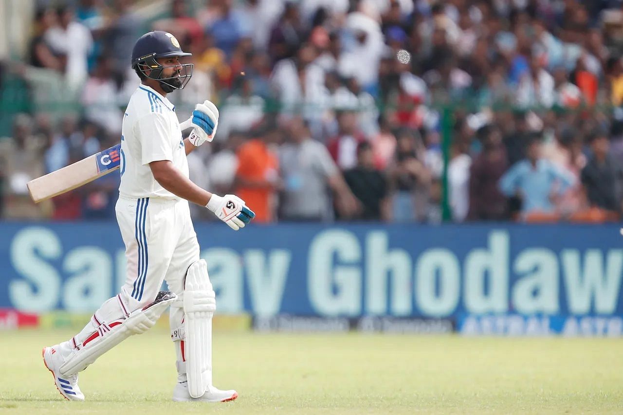 Rohit Sharma endured a lean run with the bat in the Test series against Bangladesh. [P/C: BCCI]