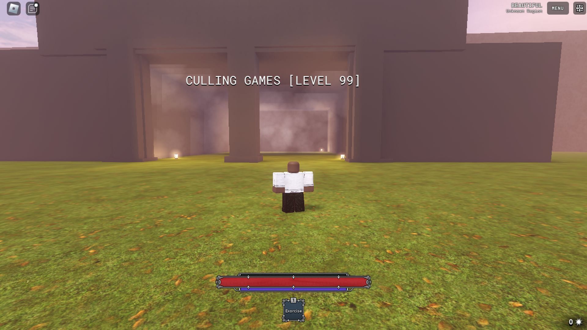 Complete Culling Games to get the Reverse Cursed Technique (Image via Roblox)