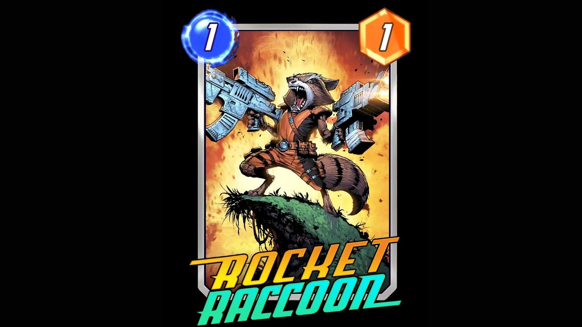 On Reveal, Rocket can hit 3 Power, which makes him one of the strong one-cost cards when activated (Image via Nuverse)