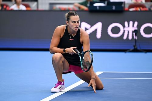 Aryna Sabalenka pictured at the 2024 China Open - Image Source: Getty