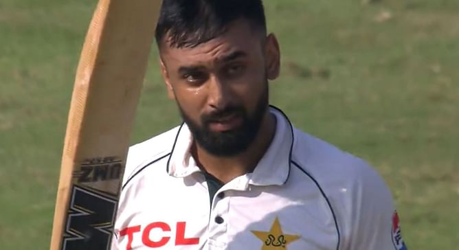 [Watch] Abdullah Shafique hits a six off Jack Leach to bring up his 100 in 2024 PAK vs ENG 1st Test