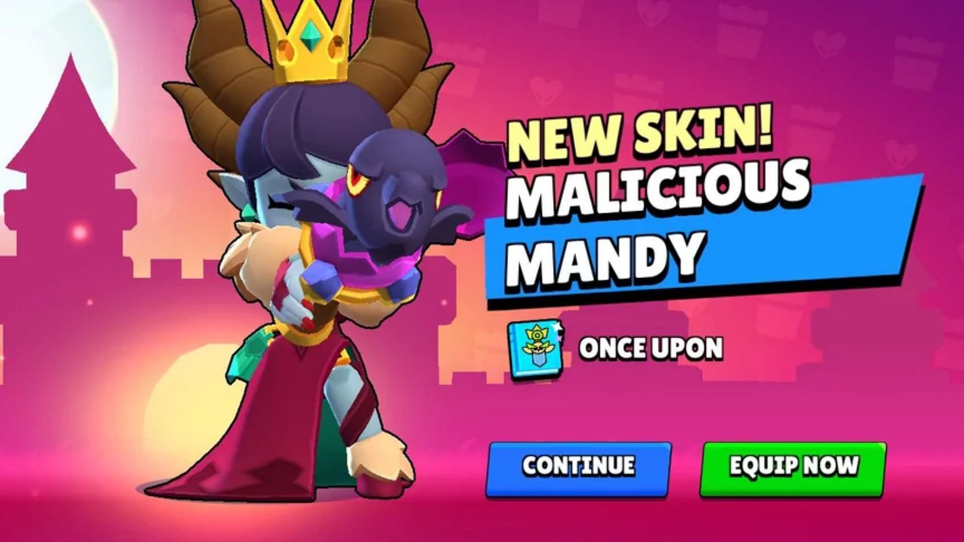 Malicious Mandy skin in Brawl Stars (Image via Supercell)