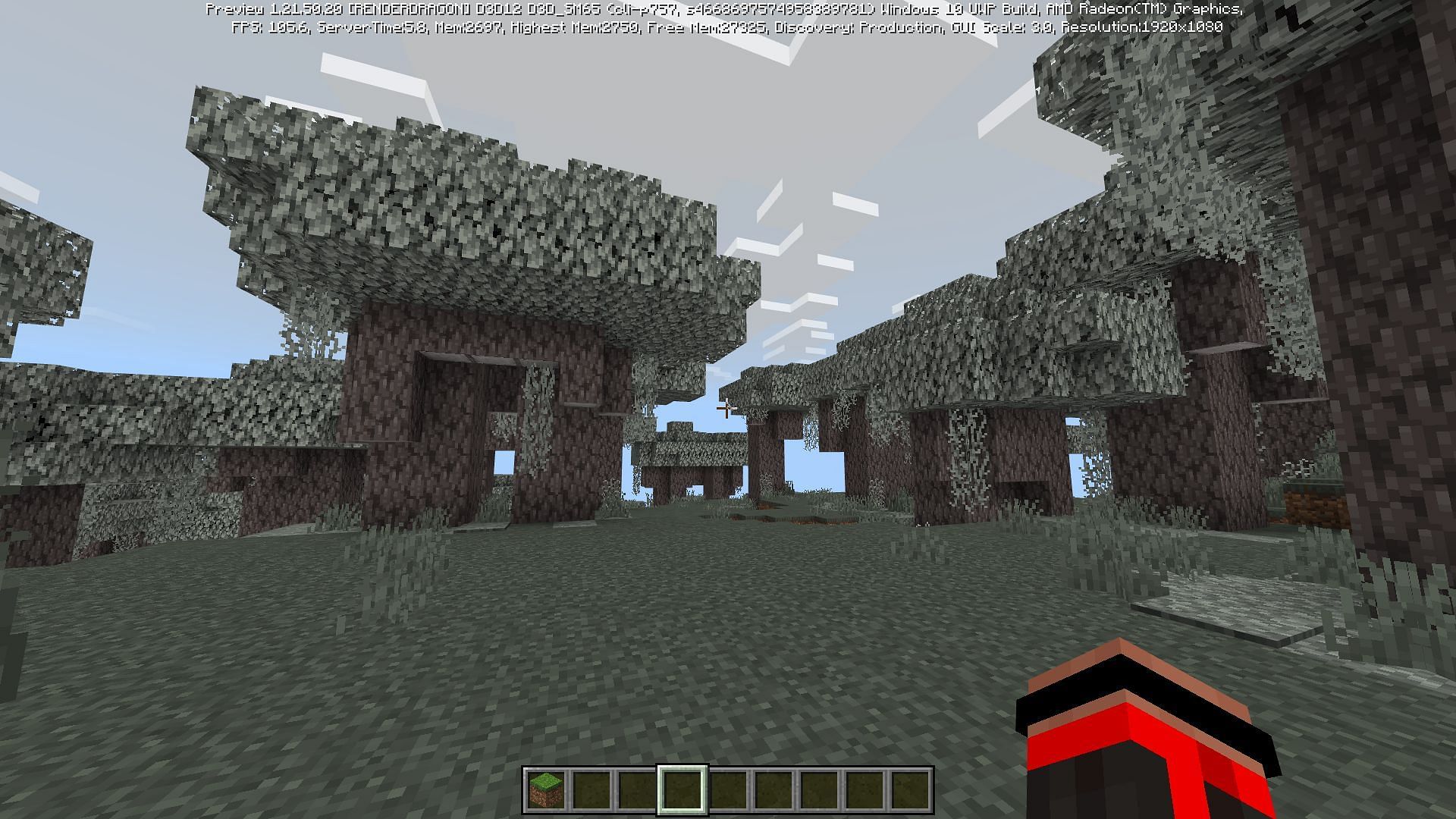 Players can simply create a new world normally and explore it to find Creaking and Pale Garden (Image via Mojang Studios)