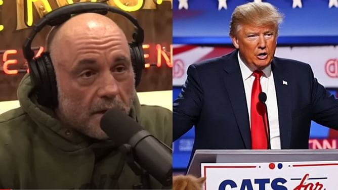 "They want to put him in jail for a long f*cking time" - Joe Rogan claims 34 felony charges on Donald Trump are allegedly mere "bookkeeping errors"
