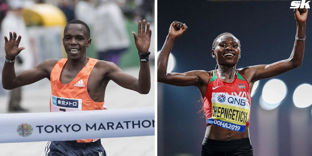 Amos Kipruto and Ruth Chepngetich are two top runners to watch out for at 2024 Chicago Marathon. PHOTO: Both from Getty Images