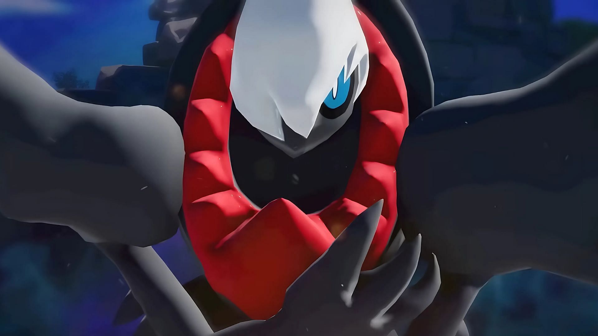 Darkrai as seen in its official trailer reveal (Image via The Pokemon Company)