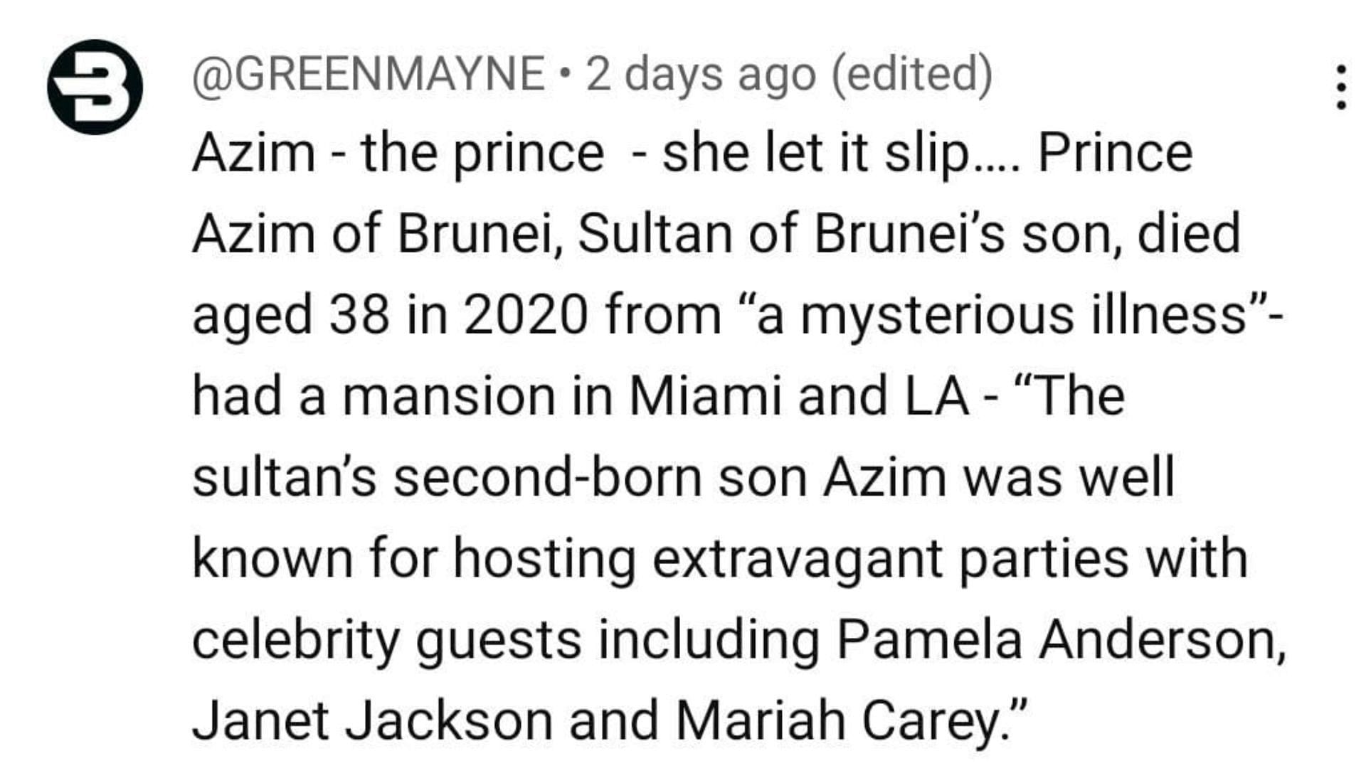 Internet reacts to Tanea's story with respect to an Arabian Prince. (Image via YouTube)