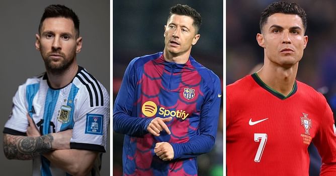 Lionel Messi or Cristiano Ronaldo? Robert Lewandowski made bold comments when asked to pick between the GOATs