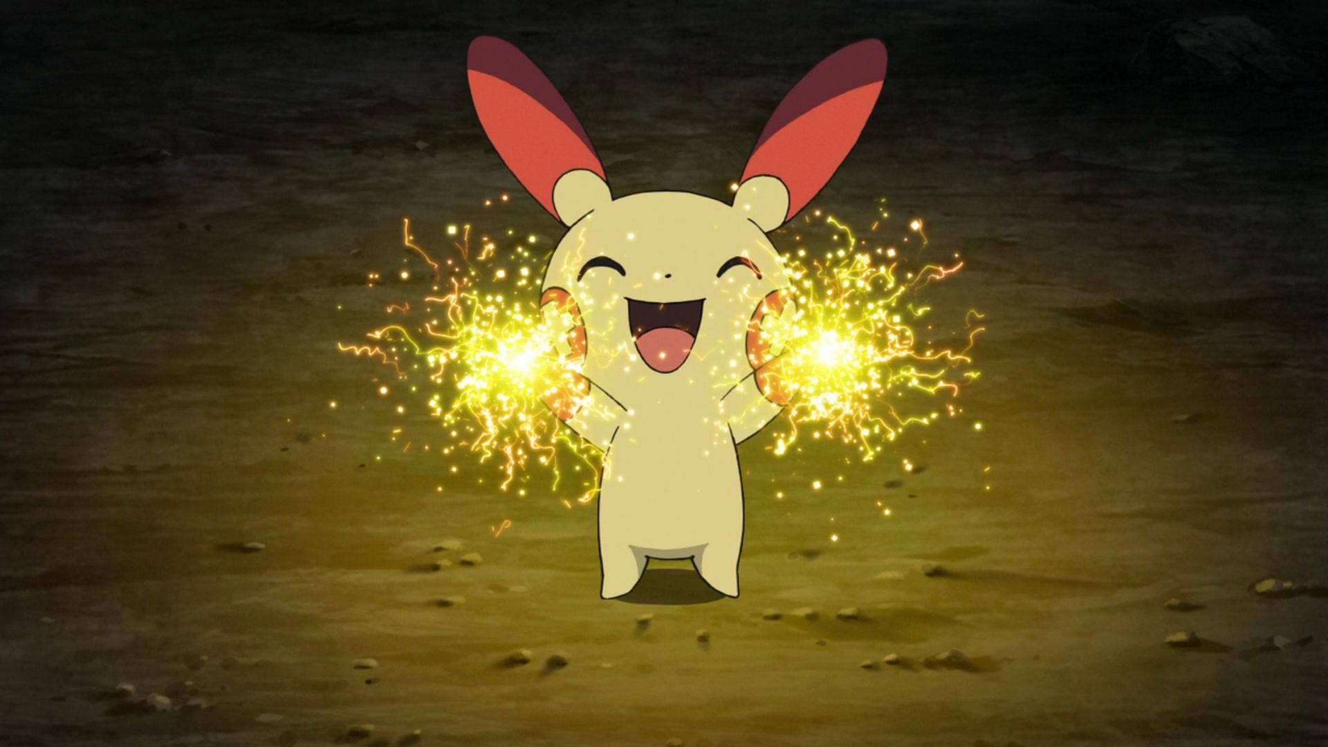 Plusle in the anime (Image via TPC)