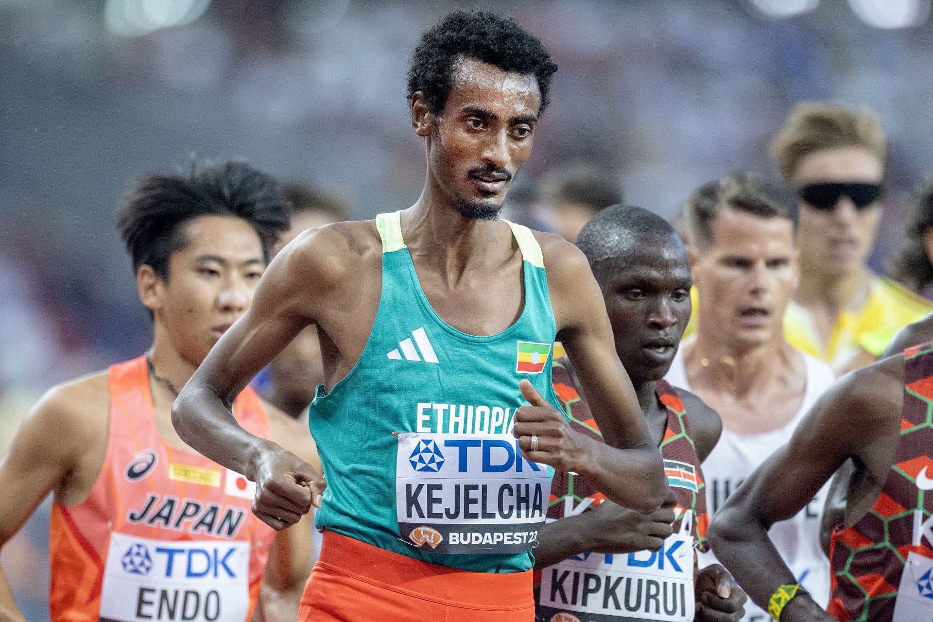 Yomif Kejelcha during the World Athletics Championships 2023. (Photo by Tim Clayton/Corbis via Getty Images)