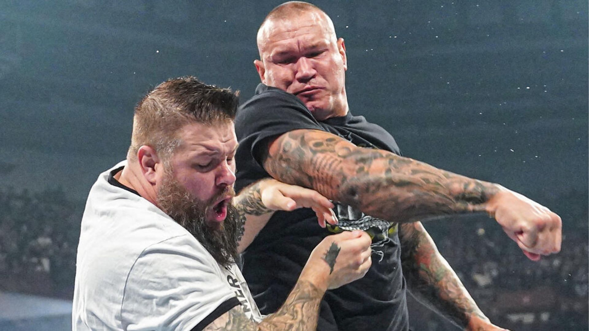 Owens attacked Orton on this past Friday