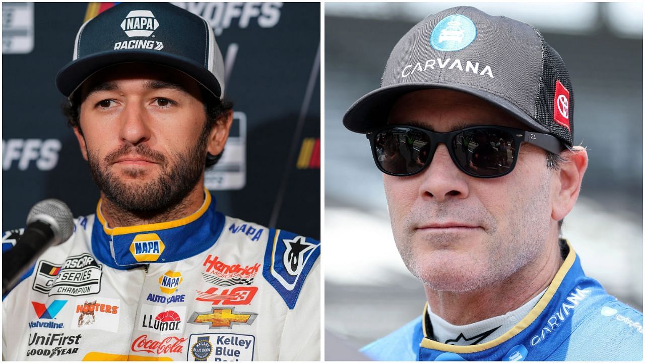 When two Hendrick Motorsports teammates shared a heartfelt on-track moment. ( Both images via Imagn )