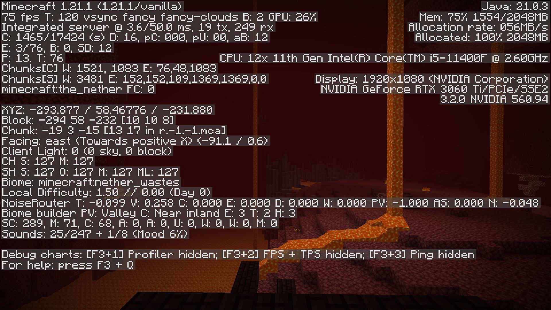 Go in the direction of positive X axis (Image via Mojang)