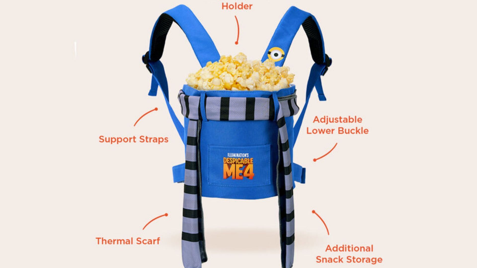 The official Despicable Me 4 Popcorn Bucket. (Image via Universal Pictures)