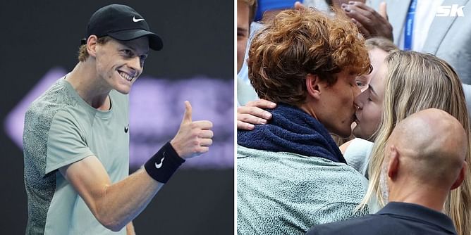4 Jannik Sinner-Anna Kalinskaya moments that will make you swoon ft. Italian celebrating US Open 2024 title win
