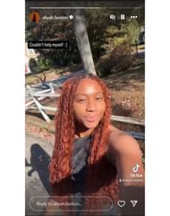 Boston's new hairstyle (via IG)