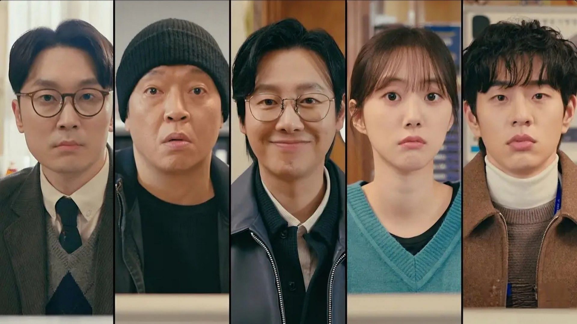 Kim Dong-wook, Park Ji-hwan, Seo Hyun-woo, Park Se-wan, and Lee Seung-woo in Seoul Busters