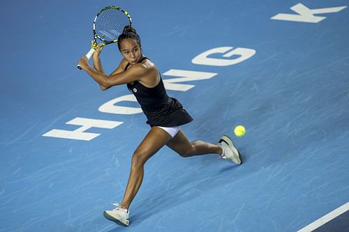 Leylah Fernandez in action at the 2024 Hong Kong Open (Picture: Getty)