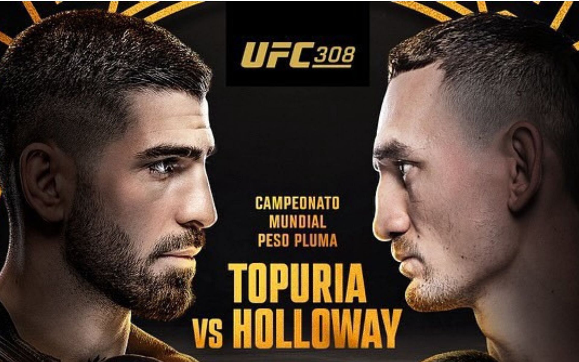 Ilia Topuria and Max Holloway will headline UFC 308 [Image courtesy: @iliatopuria on Instagram]